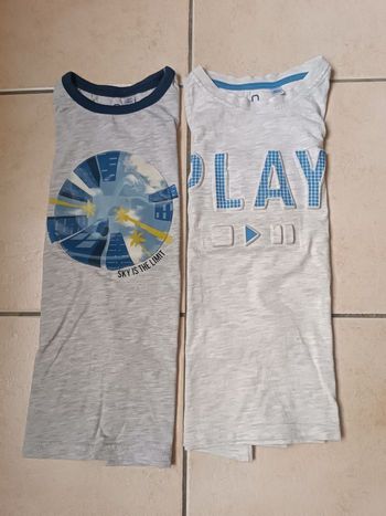 Lot de 2 tee shirts Okaïdi 8 ans