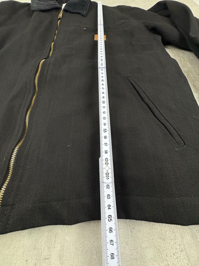 Veste Carhartt Harrington style Detroit • Rework • Taille M • Noir - photo numéro 6