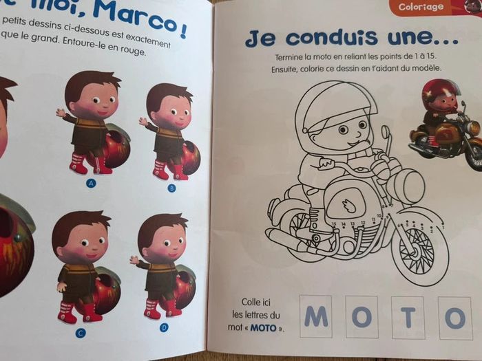 Cahier d’activités P’tit Garçon fleurus neuf - photo numéro 3