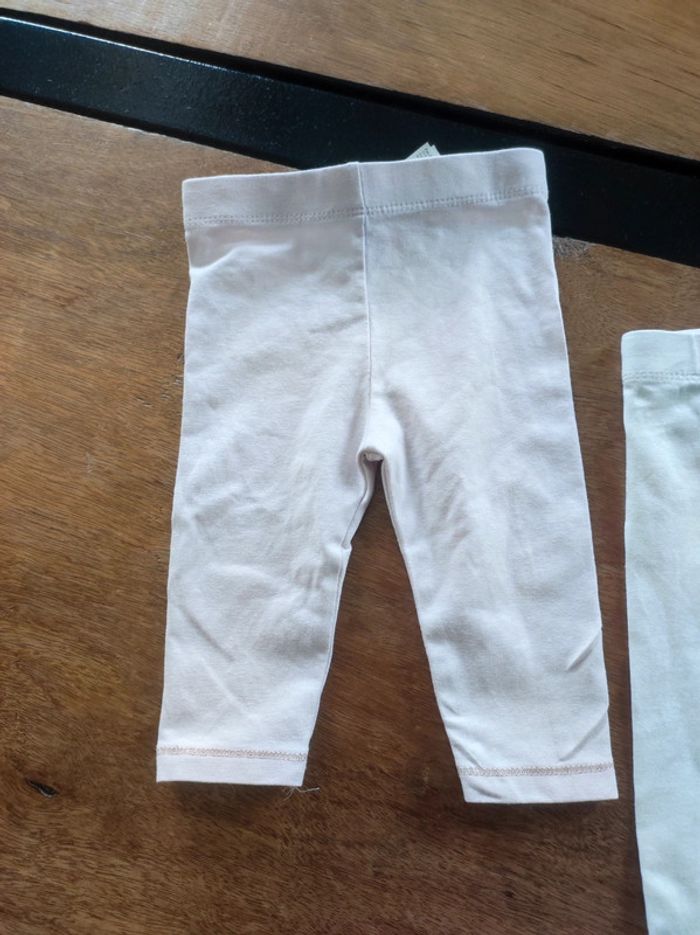 Lot de deux leggings 3 mois - photo numéro 3