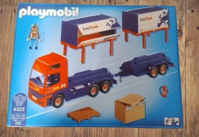 Playmobil 4323 neuf (emballage abîmé) (ne pas choisir un Locker pour la réception de l'article)