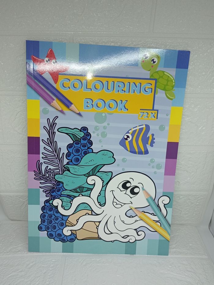 Livre de coloriage thème aquatique poissons 🐟🎏