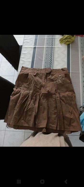 Jupe marron leger