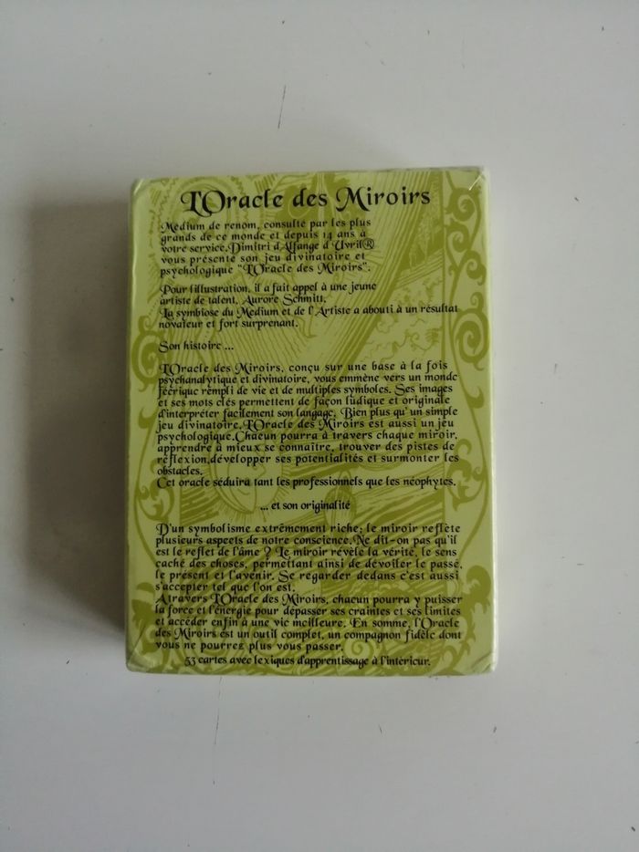 L'oracle des miroirs jeu de cartes neuf et blister jamais ouvert - photo numéro 2