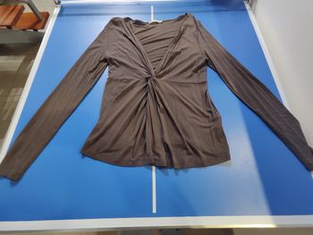 Tee-shirt fin manches longues décolleté 3 Suisses – Taille 40 – Bon état