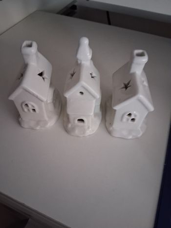 Lot de 3 maisons lumineuse 