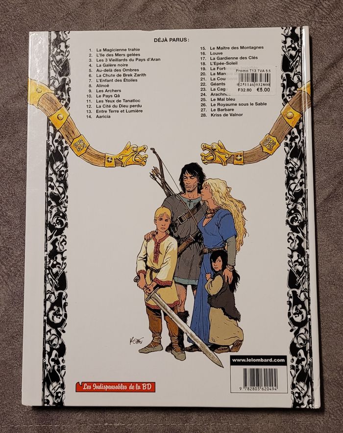 Thorgal Tome 9 - Les Archers Rosinski (Dessins), Van Hamme (Scénario) - photo numéro 6