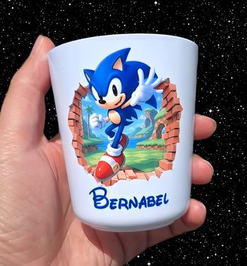 Verre incassable  personnalisé neuf sonic
