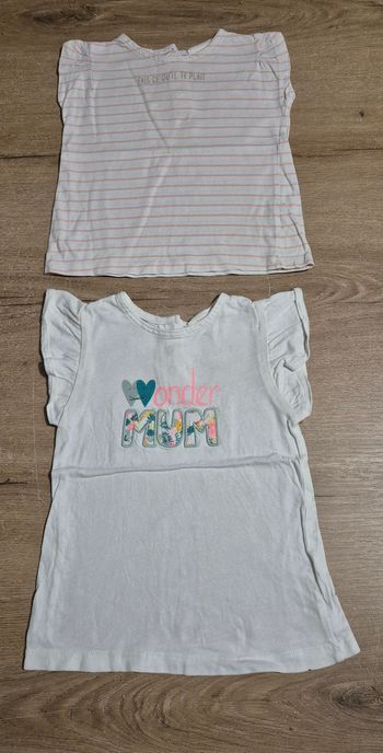 Lot t-shirts MC TAO 18 mois