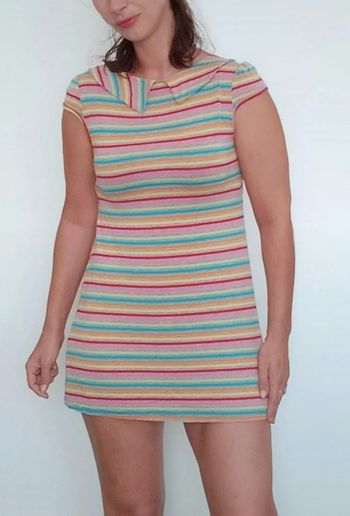 Tunique rayée multicolore taille 34/36