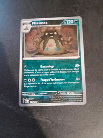 Carte Pokémon Miasmax Reverse 117/182