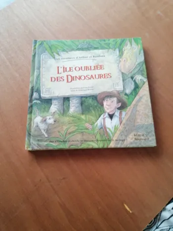 Livre l île oubliée des dinosaures