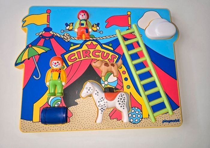 123 Playmobil puzzle 3d thème cirque 6747 complet