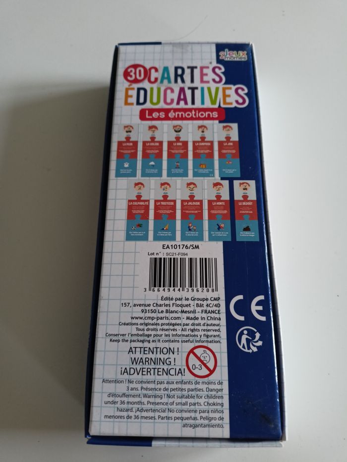 30 cartes éducatives les émotions jeux2momes complet - photo numéro 2