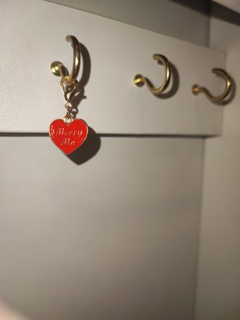 Porte-clé cœur “Marry Me” – Neuf