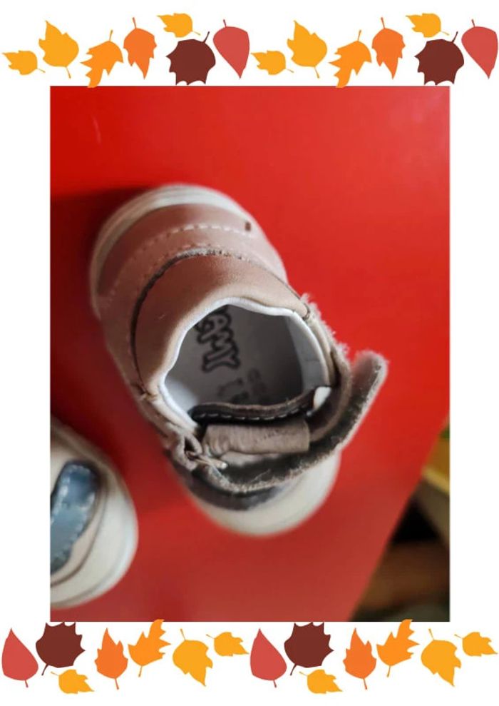 Chaussure bébé en cuir taille 19 - photo numéro 4