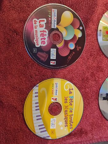 Lot 2 CD fête de la musique