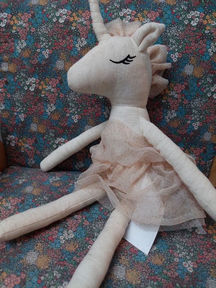 #7 Cyrillus - peluche pantin licorne Cyrillus - photo numéro 2