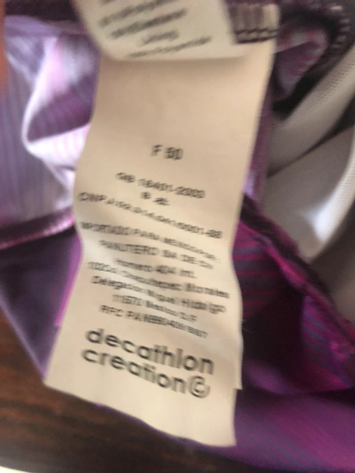 Maillot de bain ombre violet tribord taille 50 très bon état - photo numéro 10