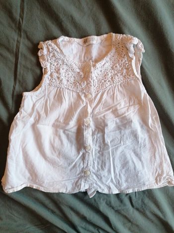 T-shirt blanc H&m 3/4 ans