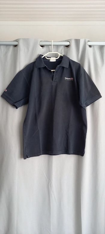 Polo manches courtes Reebok bleu marine L-XL