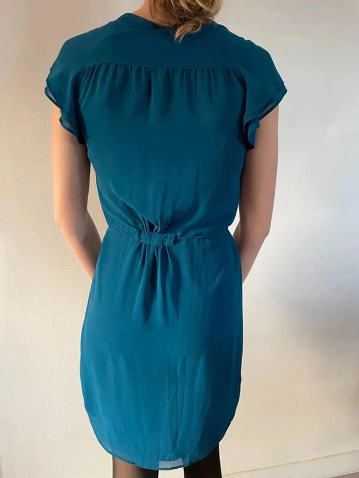 Superbe robe bleu canard - photo numéro 7