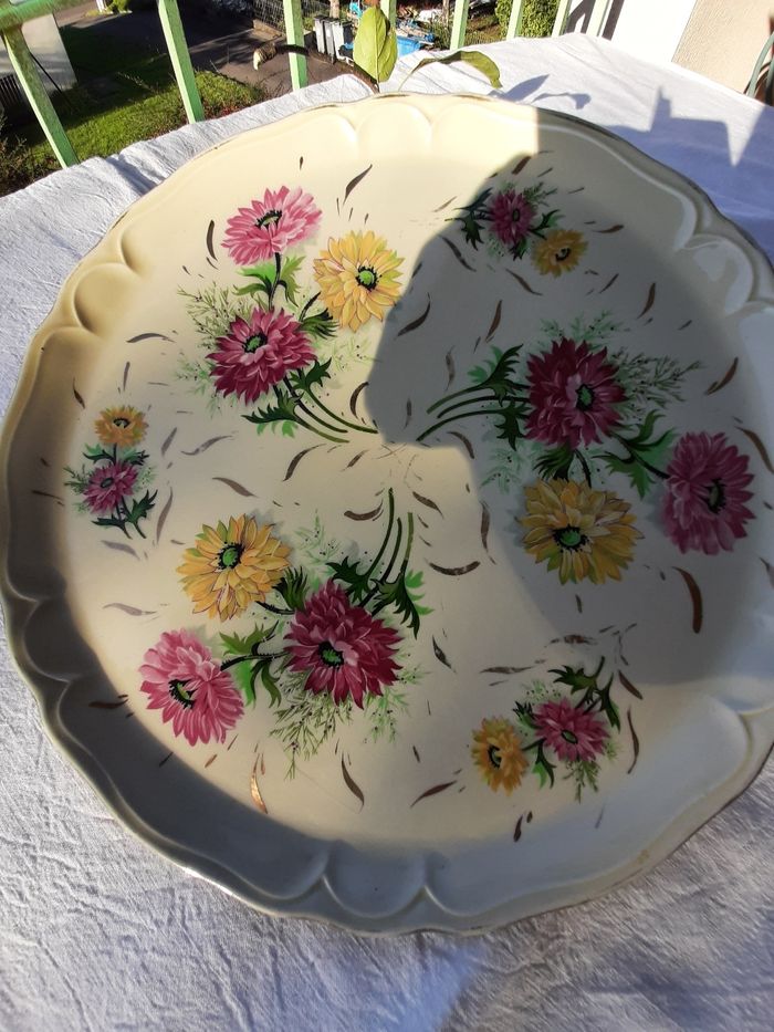 Plat porcelaine  française vintage Revol - photo numéro 9