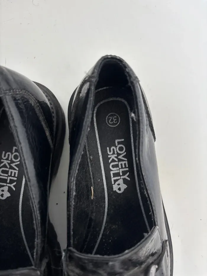 Chaussures derbies taille 32 Lovely skull - photo numéro 6