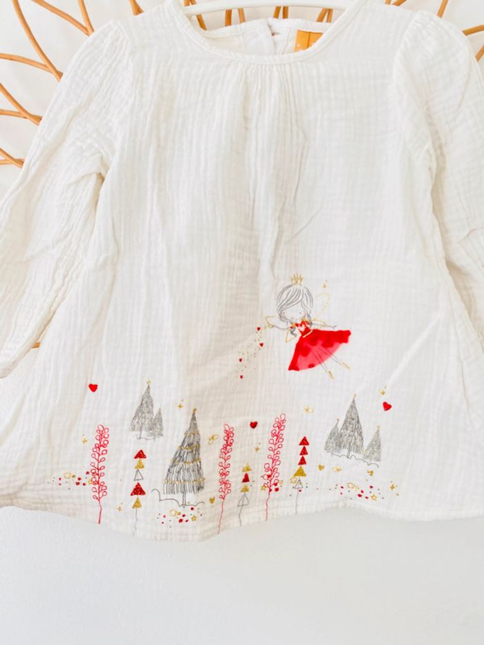 Blouse gaz de coton Orchestra 18 mois 81 cm - photo numéro 2