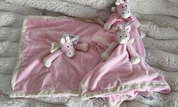 Lot de 3 doudous.plats Teddy Kompagniet Neufs
