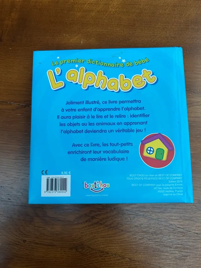Livre bébé L'alphabet - photo numéro 3