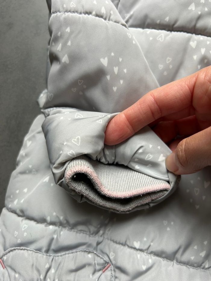 Doudoune doublée polaire cœurs bébé fille c&a - photo numéro 7