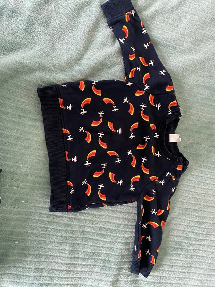 Lot sweat bebe 12mois - photo numéro 2