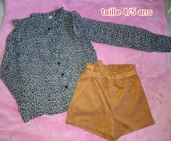 Ensemble short chemise