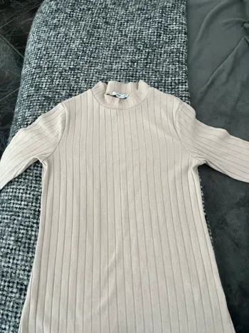 TEE shirt moulant beige mango S