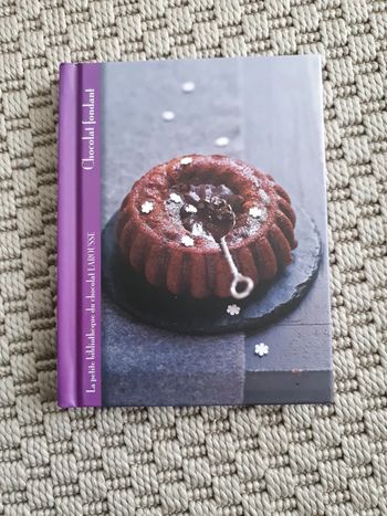 Livre recette "chocolat fondant"