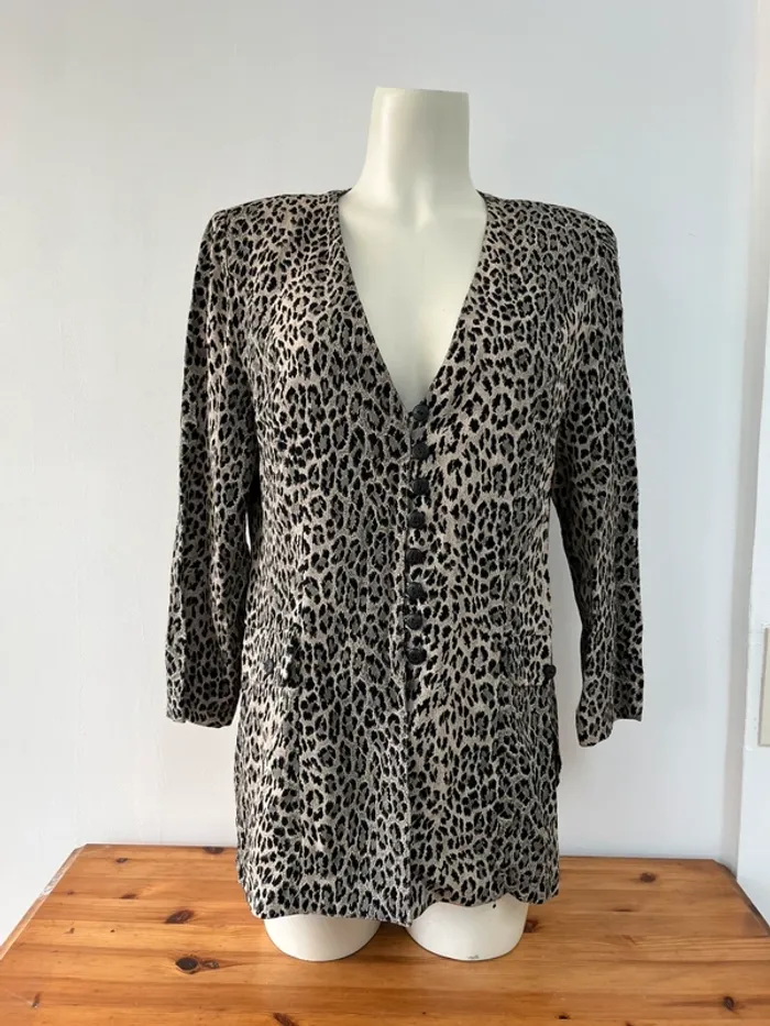 Veste imprimée léopard
