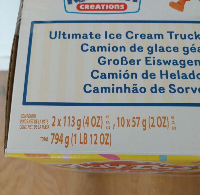 Play-Doh Kitchen Creations, Camion de Glace géant neuf 12 pots pâte à modeler - photo numéro 4