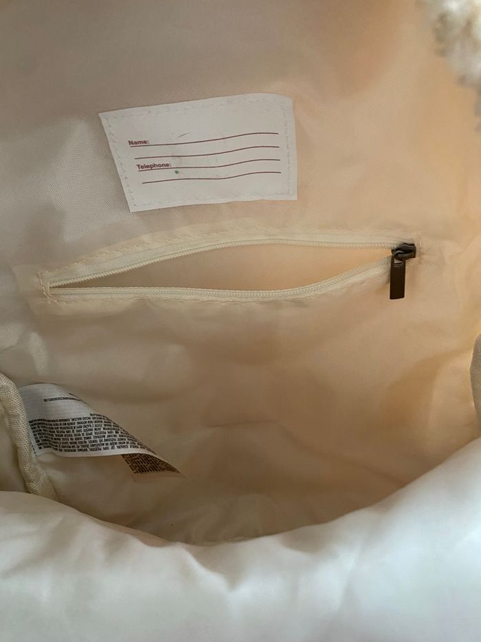 Sac à dos en moumoutte neuf m’y Teddy - photo numéro 3