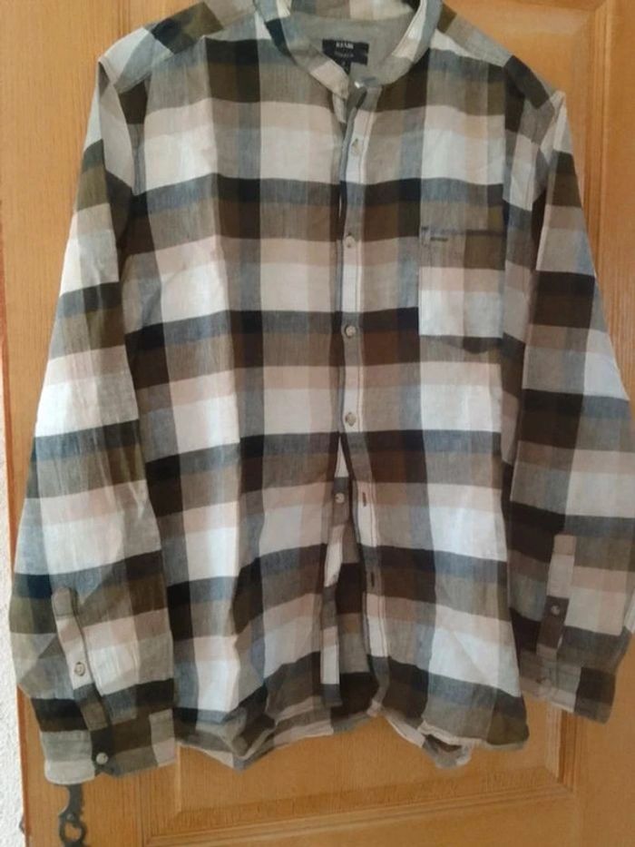 Chemise en lin regular fit légère Kiabi taille XL