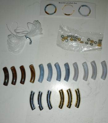 Kit 3 bracelets jonc élastique