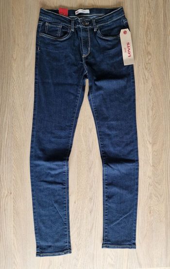 Jean Levi's 711 Skinny Neuf 14 ans T.34 bleu indigo W26 L30 new rise
