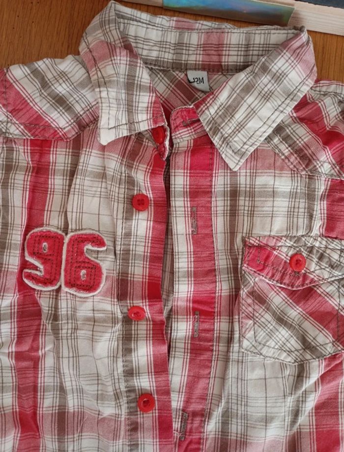 Ensemble short et chemise taille 1 an en très bon état - photo numéro 2