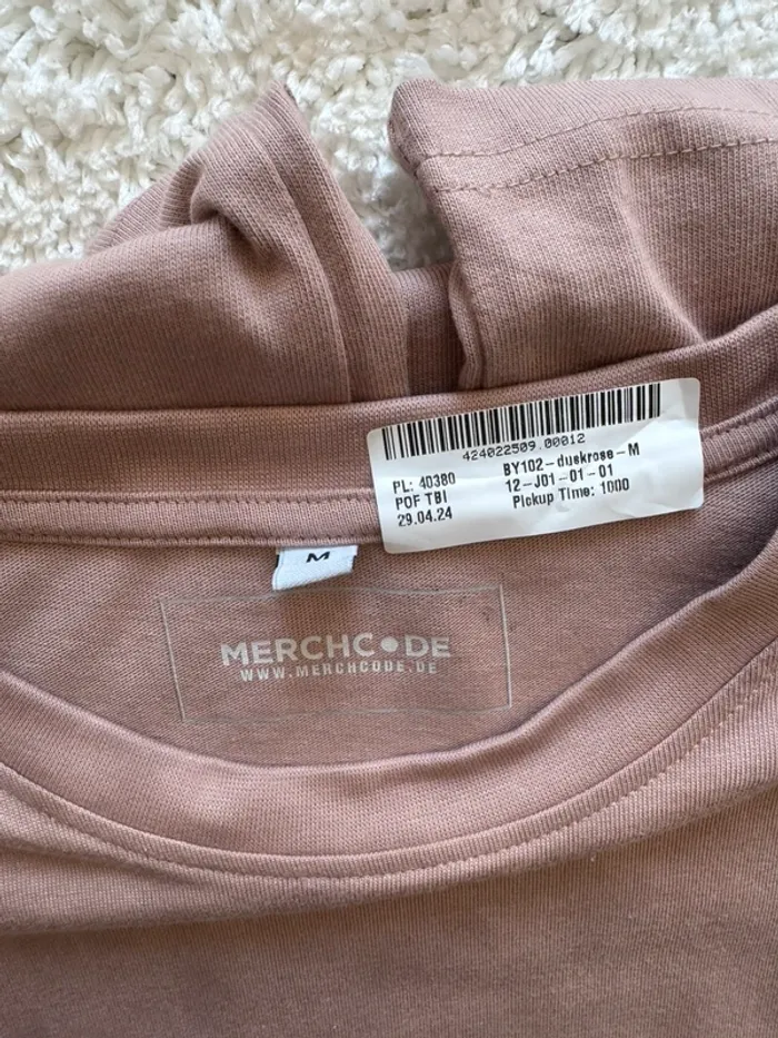T-shirt rose Merchcode Love in the Air – Taille M – Unisexe - Neuf - photo numéro 5