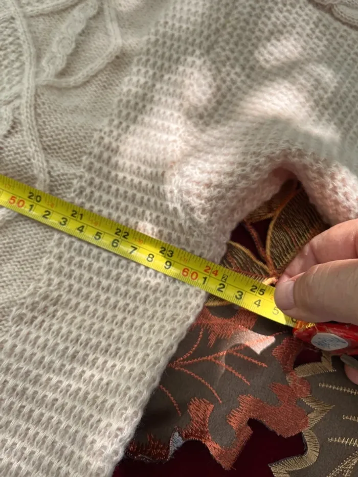 Pull torsadé beige XL – douceur automnale & cocooning - photo numéro 7