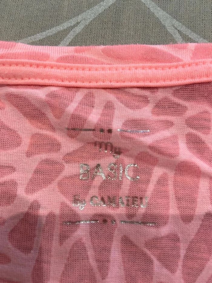 Teeshirt camaïeu rose - photo numéro 3