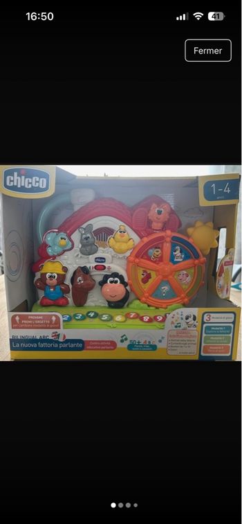 Chicco -Ma Ferme Éducative Italien/Anglais