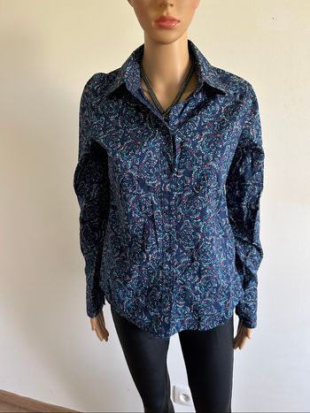 Chemise imprimée à manches longues Esprit taille française 36 TBE
