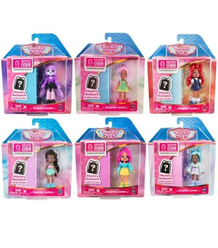 LOT X 3 Coffret Royale High Surprise – Coffret de Jeu Locker 15x18cm