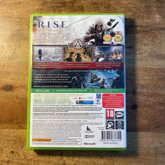 Assassin’s creed 3 - Xbox 360 / Xbox one - photo numéro 2